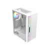 CiT Galaxy White Mid-Tower Gaming PC Case - White