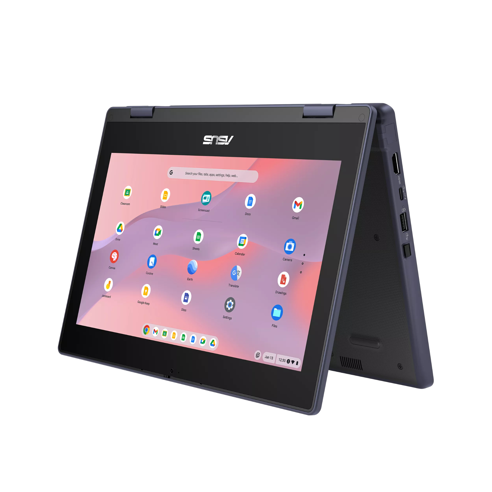 Asus Mineral Grey Chromebook Cz11 Flip Mediatek Kompanio 520 4Gb Ram 64Gb Emmc 11.6" Laptop