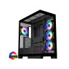 CiT Pro Diamond XR Black Mid-Tower Gaming PC Case - Black