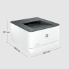 HP LaserJet Pro 3002dn Two-sided printing Black and white Wireless Printer