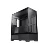 GameMax Vista Black ATX Gaming PC Case with 3x Infinity ARGB Fans - Black