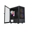 CiT Slammer Gaming microATX PC Case - Black
