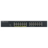 Zyxel GS1915-24EP L2 Gigabit Ethernet 12 Port PoE Managed Switch - Black