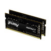 Kingston FURY Impact KF432S20IBK2/16 16GB (2 x 8GB) 3200 MHz DDR4 Laptop RAM
