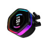 Cooler Master MasterLiquid 360 Ion with 2.1-inch display showing system temperatures in real-time.