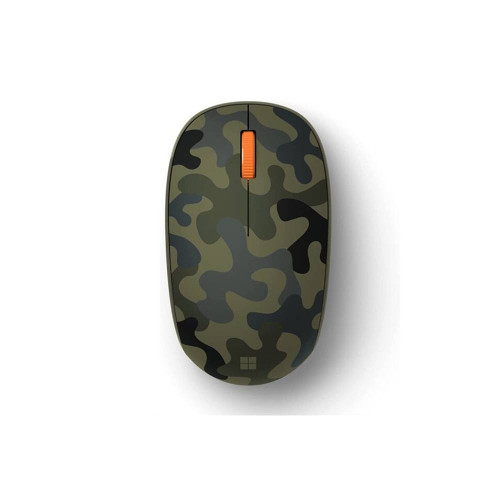 Microsoft Bluetooth Wireless Optical Mouse Ambidextrous 1000 DPI Green Camouflage 8KX-00033