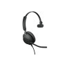 Jabra Evolve2 40 Mono Wired On-Ear Headset with Boom Microphone Black