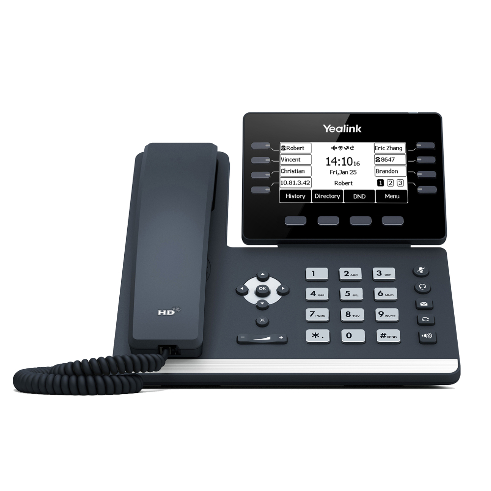 Yealink Size 4.2 Grey T53w Corded Handset Ip Business Desk Phone
