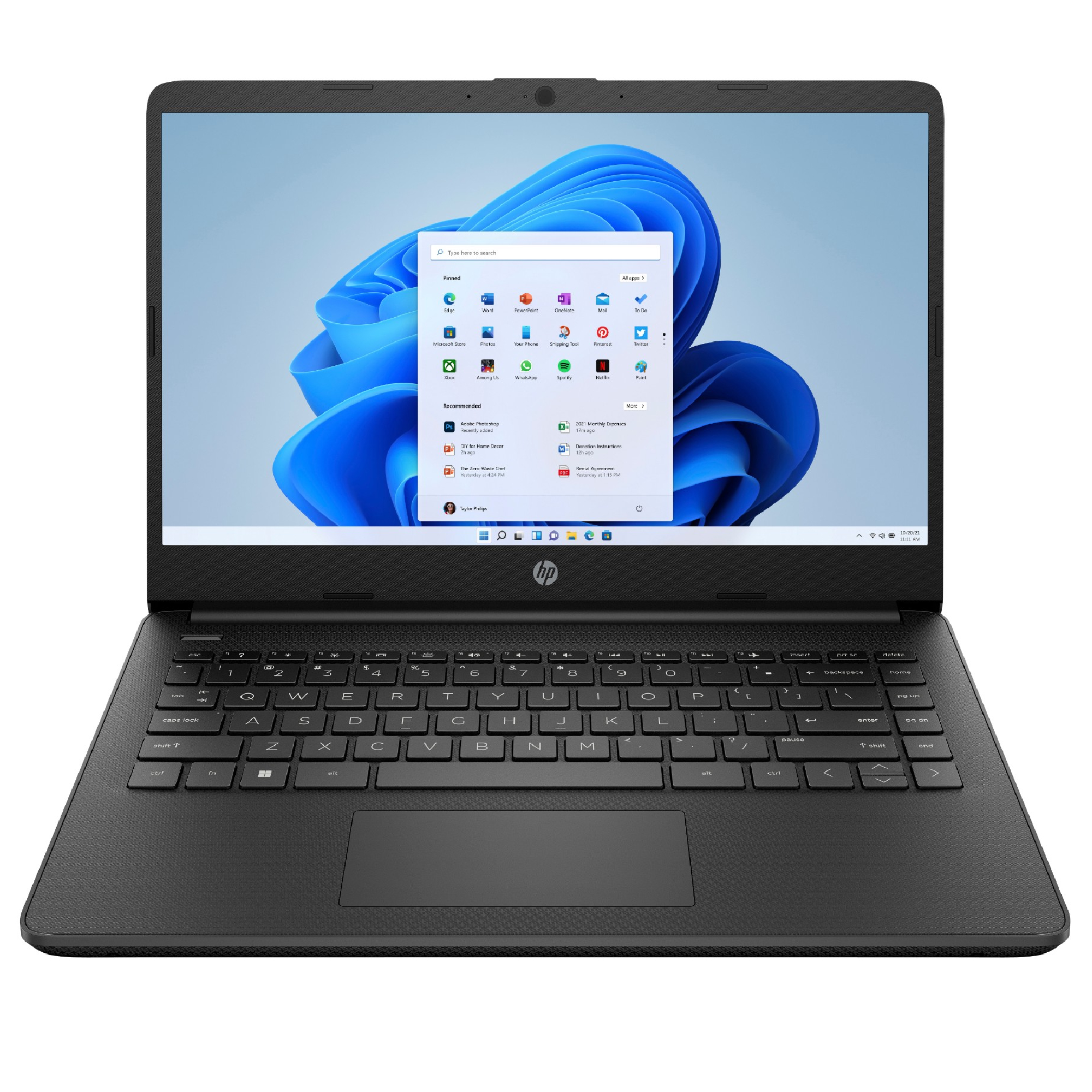 Hp Size 11 Black Refurbished - 14S-Dq0007na Intel Celeron N4120 4Gb Ram 64Gb Emmc 14" Windows Home Laptop
