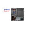 CiT MTX-008B Mini-ITX Desktop Tower PC Case - Black