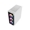 CiT Destroyer White ATX Gaming PC Case - White