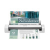 Brother DS-740D scanner 600 x 600 DPI White A4 Sheet-fed scanner