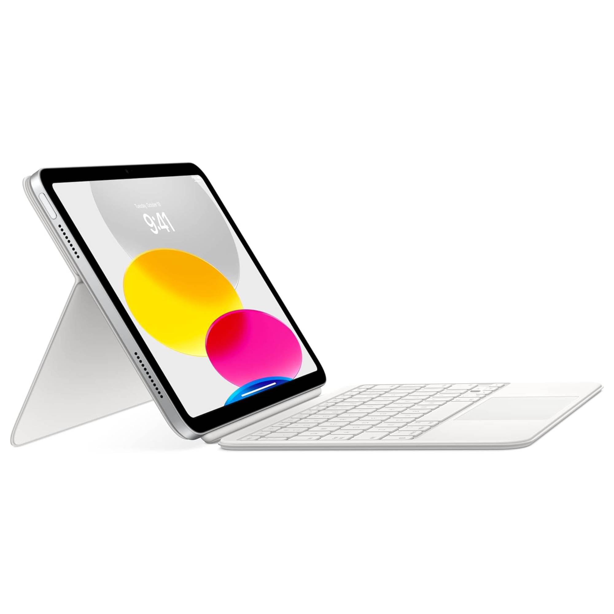 Apple White Refurbished - Mqdp3z/A Magic Folio Keyboard Case For Ipad 10Th Gen Built-In Trackpad - Qwerty International English