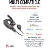 POLY Voyager 5200 Wireless USB-A Mono Earbuds - Black