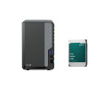 Synology DS224+ 2-Bay NAS Enclosure (2GB RAM) - 6TB HDD