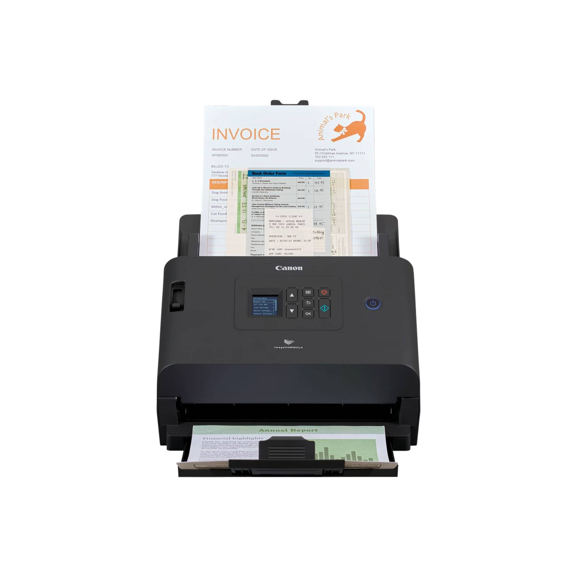 Canon Black Refurbished - Imageformula Dr-S250n A4 Sheetfed Scanner Up To 1200 X 1200 Dpi