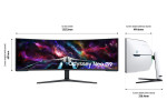 Samsung Odyssey Neo G9 57" Dual Ultra HD FreeSync 240Hz Curved Gaming Monitor