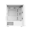 CiT Saturn White microATX Gaming PC Case - White