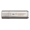 Kingston Technology IronKey Locker+ 50 USB flash drive 64GB USB 3.2 Flash Drive - Silver