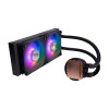 Cooler Master MasterLiquid PL240 Flux 240mm 4-pin PWM All-In-One Hydro CPU Liquid Cooler