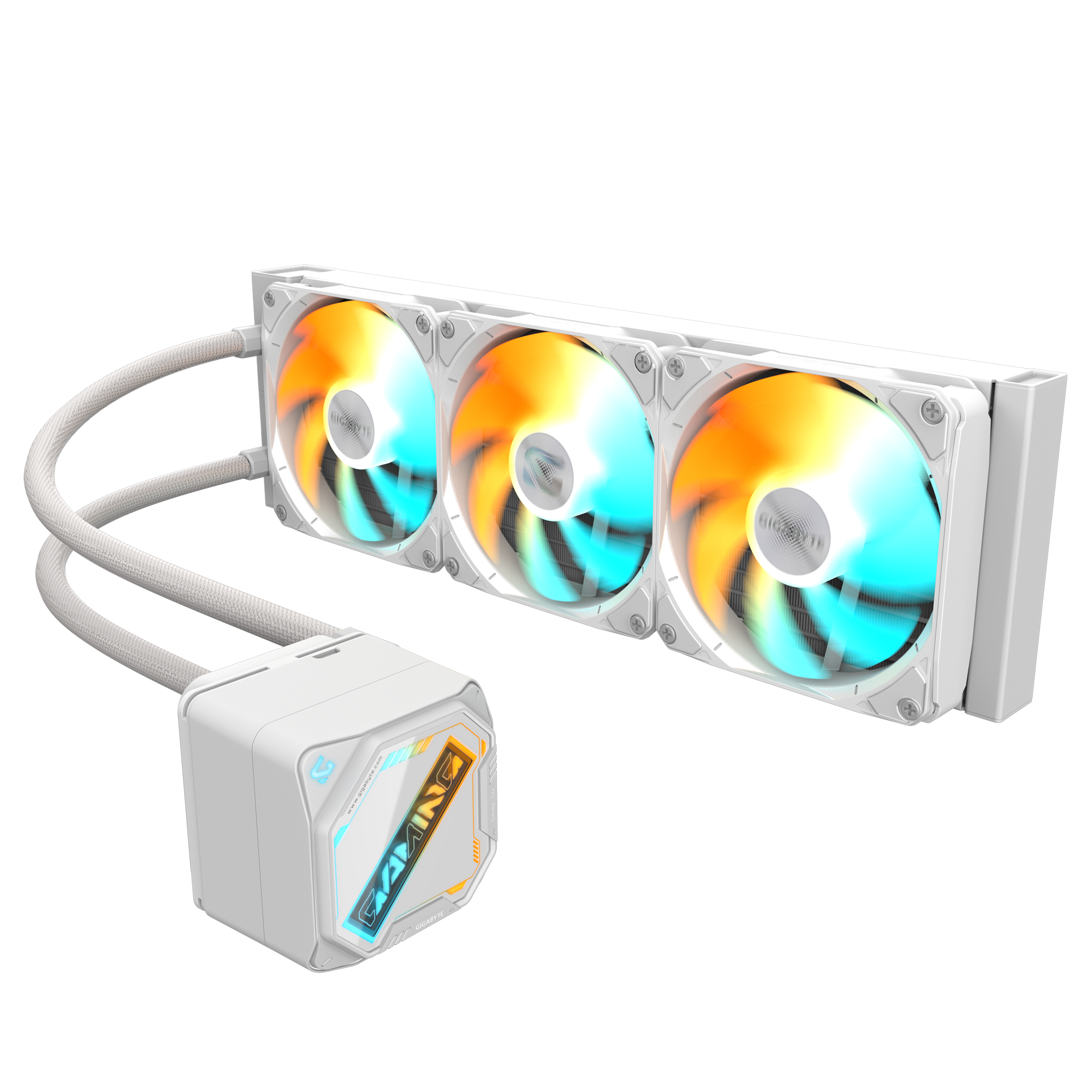Gigabyte White Gaming 360 Ice Intel/Amd Argb Aio Liquid Cpu Cooler