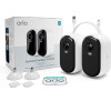 Arlo Essential 2K Spotlight IR LEDs Motion Sensor Night Vision Outdoor Video Security Camera - Pack of 2 - White