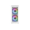 CoolerMaster HAF 500 White ARGB Mid Tower Tempered Glass PC Case