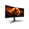 AOC G2 CU34XP/BK 34" Curved UltraWide Quad HD 180Hz 1ms Height Adjustable Gaming Monitor