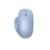 Microsoft 222-000-ERGO-BLUE Mouse in pastel blue colour - scrolling wheel with two buttons and windows icon