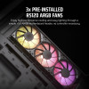 Corsair 3500X ARGB Mid-Tower PC Case with pre-installed RS120 ARGB fans.