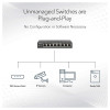 NETGEAR GS305Pv2 Unmanaged Wired Gigabit Ethernet 5 Ports Network Switch