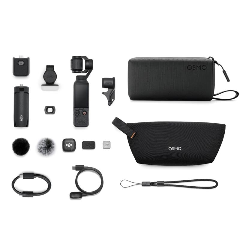 Dji Size 4 Black Osmo Pocket Gimbal - Creator Combo