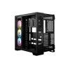 Corsair 6500X RGB ATX Mid Tower Dual Chamber Tempered Glass PC Case - Black