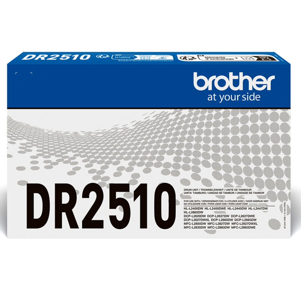 Brother DR-2510 drum kit for 15K pages yield