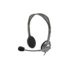 Logitech H110 Wired Headset, Stereo Headphones with Noise-Cancelling Microphone