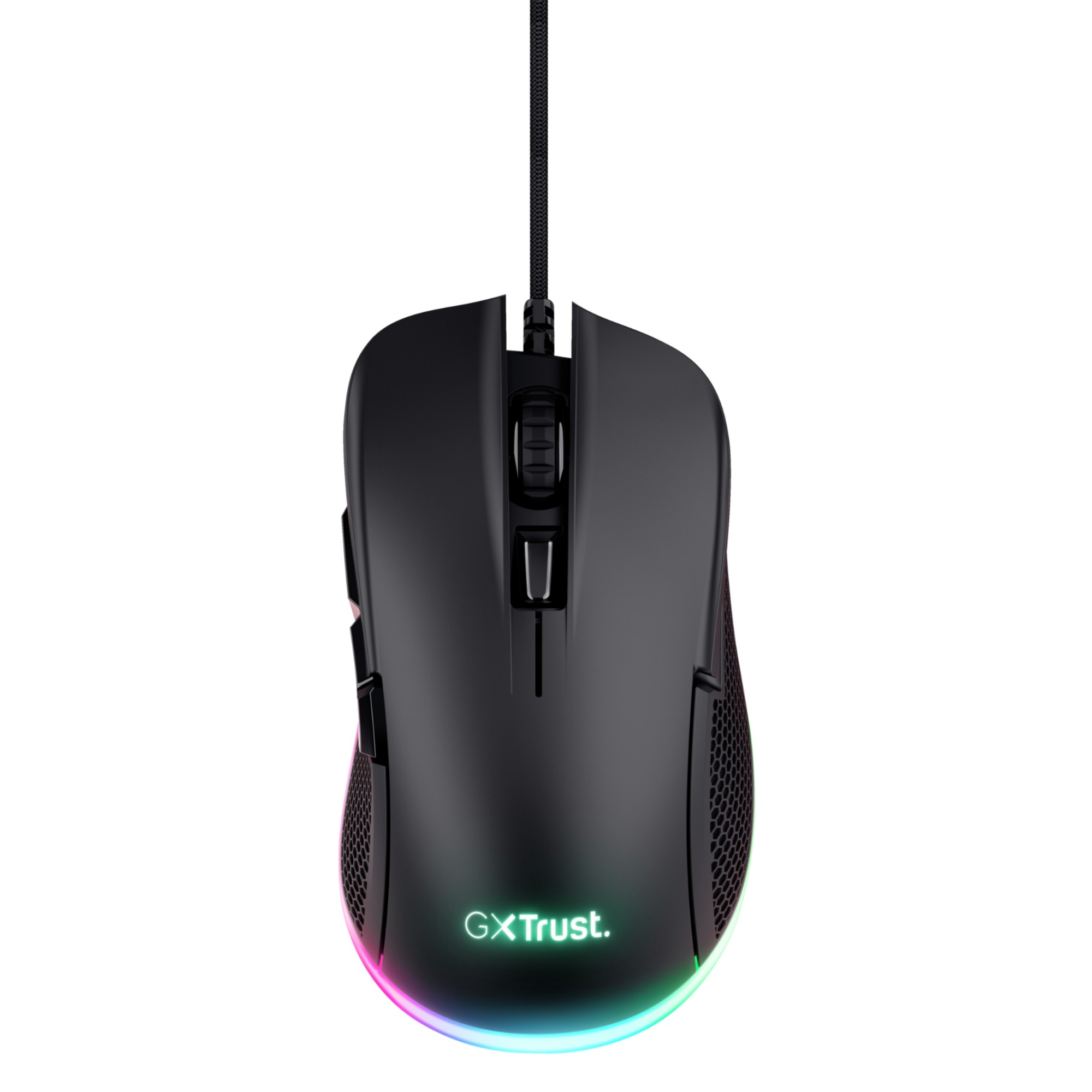 Trust Black Gxt 922 Ybar Illuminated Rgb Wired Gaming Mouse