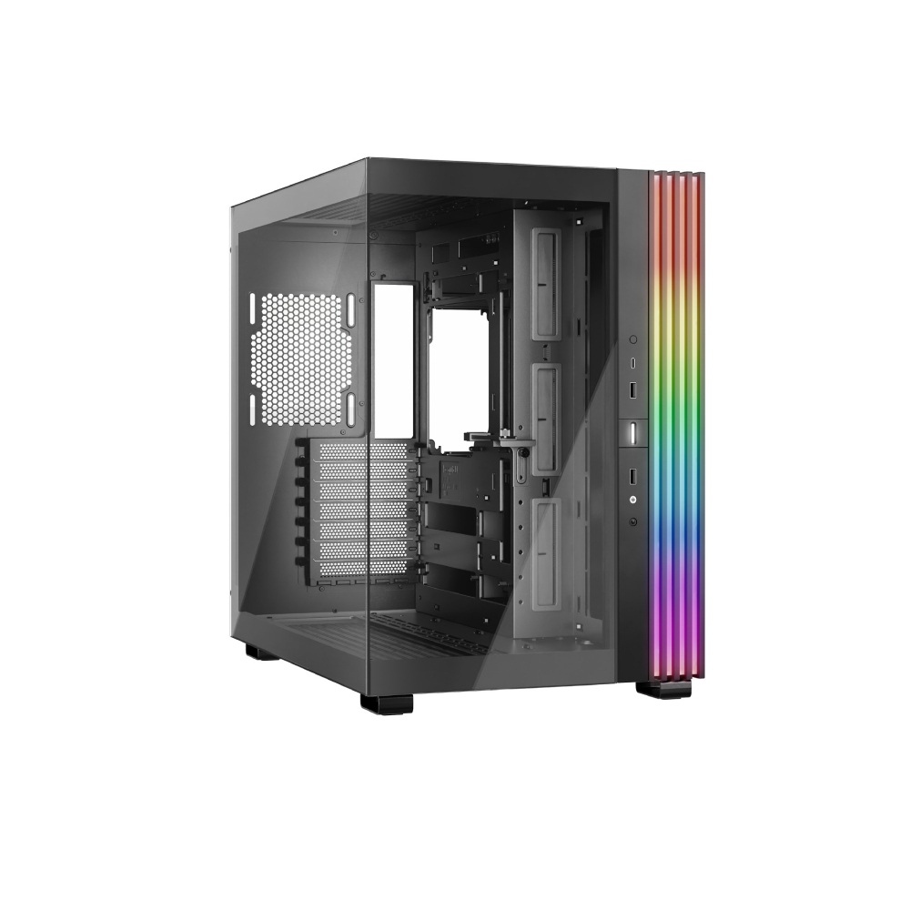 Be Quiet Light Base 600 DX Black ATX Midi Tower PC case with ARGB lighting and tempered glass panel
