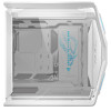 ASUS ROG Hyperion GR701 E-ATX dual radiator support four 140 mm fans metal GPU holder component storage ARGB fan hub 60W fast charging White computer case