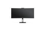 AOC V5 CU34V5CW/BK 34" Wide Quad HD VA LED 1ms Height Adjustable built in Speaker Curved Monitor