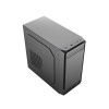 CiT Home MATX Chassis USB3.0 HD Audio ARGB Strip PC Case - Black