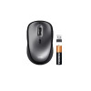 Trust TM-201 Right-hand and Left Hand Wireless 1600 DPI Mouse Battery Included Recycled Materials Storable USB Receiver Compact and Portable Silent Buttons for PC Laptop Mac