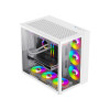 GameMax Infinity Mid-Tower ATX Gaming PC Case - White