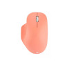 Ergonomic design of Microsoft 222-000-ERGO-PEACH Bluetooth Mouse - Peach to keep your hand at rest