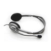 Logitech H110 Wired Headset, Stereo Headphones with Noise-Cancelling Microphone