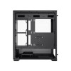 GameMax Vista Black ATX Gaming PC Case with 3x Infinity ARGB Fans - Black