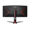 AOC G2 CU34XP/BK 34" Curved UltraWide Quad HD 180Hz 1ms Height Adjustable Gaming Monitor