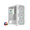CiT Neo White ATX Gaming PC Case - White