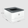 HP LaserJet Pro 3002dn Two-sided printing Black and white Wireless Printer