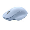 Microsoft 222-000-ERGO-BLUE Mouse in pastel blue colour - right side view