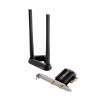 Asus (PCE-AXE59BT) AXE5400 Wi-Fi 6E Tri-Band PCI Express Adapter, Bluetooth 5.2, OFDMA & MU-MIMO, External Base